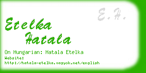 etelka hatala business card